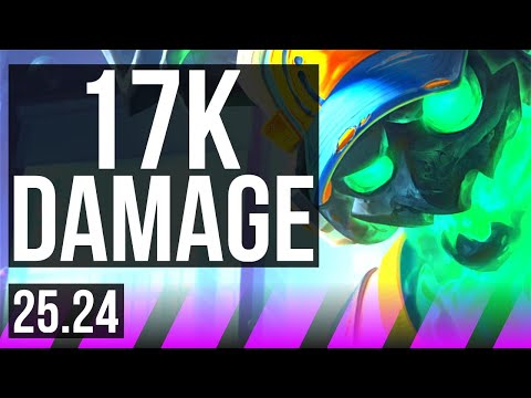 THRESH & Ezreal vs NAUTILUS & Vayne (SUP) | 17K damage | NA Master | 25.24
