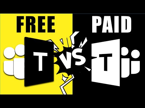 Microsoft Teams (FREE) vs Paid Versions: What's the Difference? #msteams