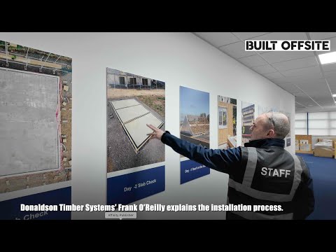 Frank O'Reilly from Donaldson Timber Systems explains the installation process of their systems.