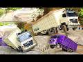 TRUK PASIR Laka Lintas Truk Rc Tronton Terguling Hino 500 Trinton Muatan Full Truk Oleng Rc Handmade