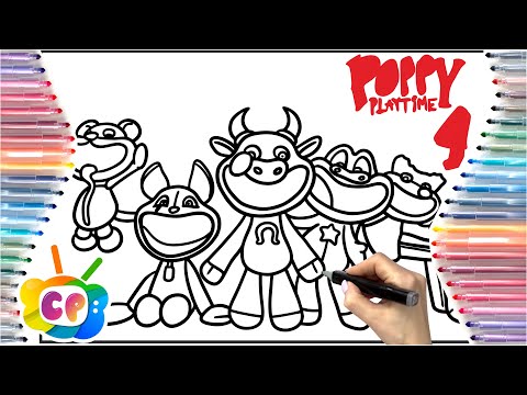 Poppy Playtime chapter 4 / Poppy Playtime 4 coloring / Poppy playtime coloring pages