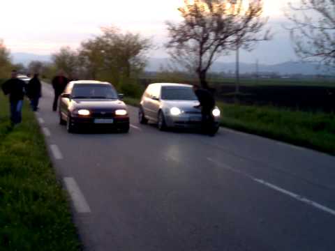 Opel Astra 2.0 GSI 16V 150ps  vs  VW Golf IV 1.8T 150ps+chip - 25.04.2010g.