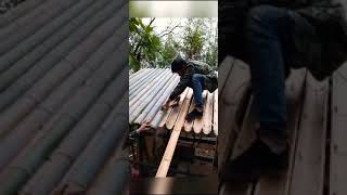 Download lagu Pembuatan Atap Rumah Dari Bambu Ala China mp3