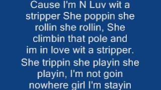 Im In Love With A Stripper-T Pain lyrics