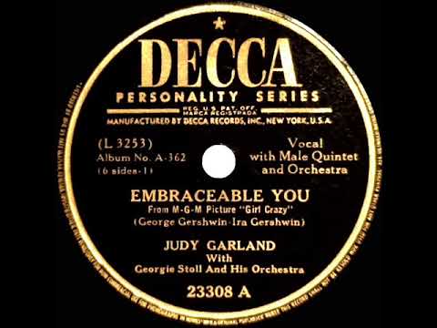 1943 version: Judy Garland - Embraceable You