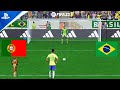 RONALDO VS NEYMAR ! PORTUGAL VS BRAZIL !  PENALTY SHOOTOUT ! FIFA 23 WORLD CUP MODE
