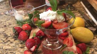 Living in Italian: Fragolino Strawberries with Cream