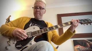 Video thumbnail for Gretsch Players Edition G6229 Silver Flake Jet Broad’tron BT65 pickups clean by Suzy Syrett