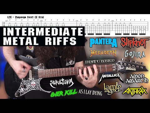 20 Intermediate Metal Riffs That Improve Your Playing | With Tabs