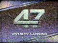 WSYM TV 47 Sign Off 1989