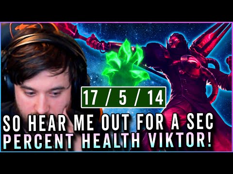 MY NEW PERCENT HEALTH TANK VIKTOR BUILD IS INSANE!!  | VIKTORIOUS | S11 VIKTOR HIGHLIGHTS!