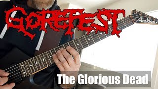 Gorefest - The glorious dead, Guitar cover with solo, HD