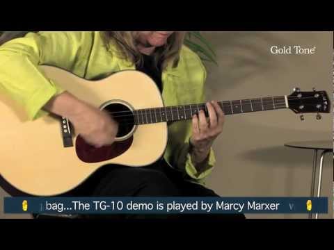 Gold Tone TG-10 Mahogany Neck 4-String Acoustic Tenor Guitar with Gig Bag image 12