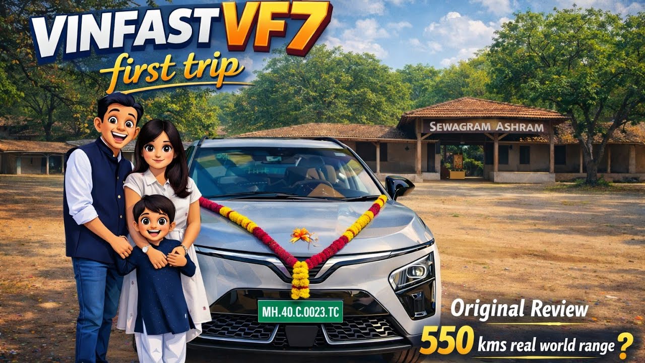 Vinfast VF7 Original Review Road Trip testing Range, Comfort, Night Drive and overall experience
