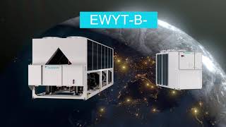 DAIKIN Nueva Bomba de Calor EWYT -B- aire-agua con R-32 anuncio