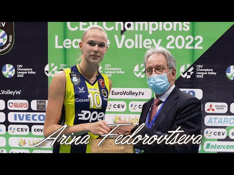 Arina Fedorovtseva │ Player of the Match │ VC Maritza vs Fenerbahçe Opet │ CEV Champion League 21/22
