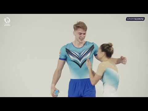 Darius BRANDA & Daria MIHAIU (ROU) - 2023 Aerobics European bronze medallists, Mixed Pairs