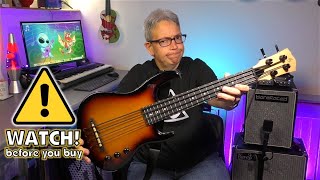 Video thumbnail for Very Cheap Harley Benton UkeBass - Bass Ukulele From Thomann - Watch BEFORE You Buy! by Ukulele Wales