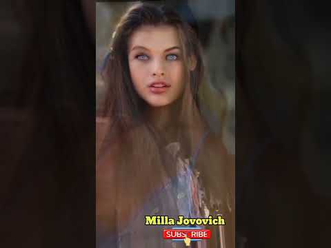 Milla Jovovich before after #shorts