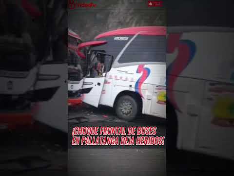 "CHOQUE frontal ENTRE BUSES INTERPROVINCIALES en PALLATANGA DEJA VARIOS HERIDOS"