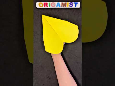 Einfaches Herz-Papierflugzeug in 15 Sekunden gebastelt – fliegt perfekt & 0 Dollar!