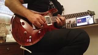 Video thumbnail for The unforgiven II (guitar solo) harley benton cst 24 cherry flame by Bass & Guitar covers