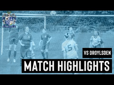 VS Droylsden Ladies (A) 19 Sept 2021 | Match Highlights | Bury AFC