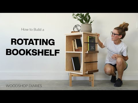 How to Build a Rotating Bookshelf | with Lazy Susan Hardware