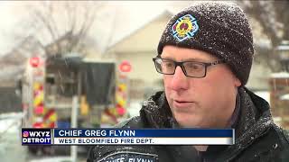 Kids jump off roof of garage to escape smoke and fire in West Bloomfield