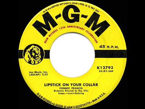 1959 HITS ARCHIVE: Lipstick On Your Collar - Connie Francis