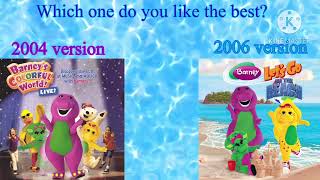 Barney If I Lived Under the Sea (2004 vs 2006)