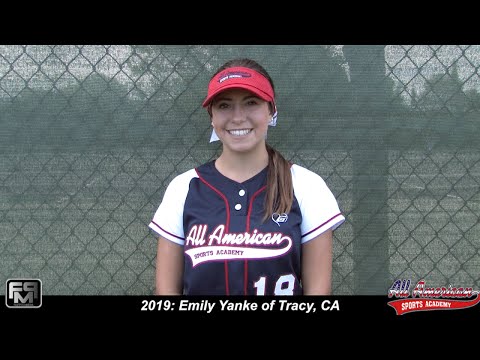 2019 Emily Yanke Shortstop and Outfield Softball Skills Video