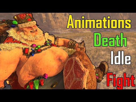 Greasus Goldtooth Animations : Ogre Kingdoms - Total War Warhammer 3