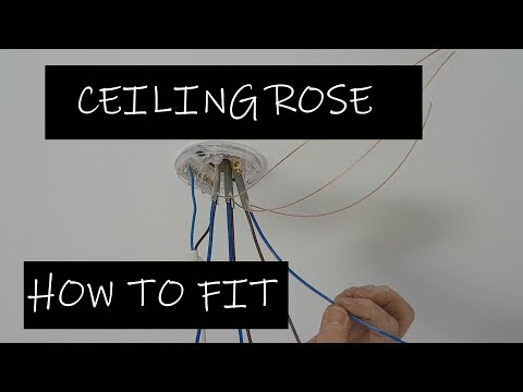 How to install a Ceiling Rose - ESSEX ELECTRICIAN