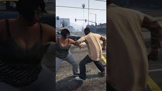 This Snowball Sent Him FLYING 😂❄️#gta #gta5 #gtav