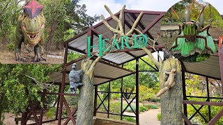 Exploring a Dinosaur Adventure Park With Surprises!