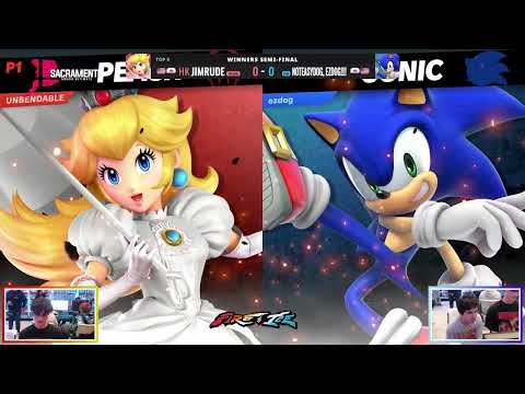 NOTEASYDOG,  EZDOG!!!! (Peach) vs Jimrude (Sonic) -  Winners Semi-Final  - Fire & Ice #31