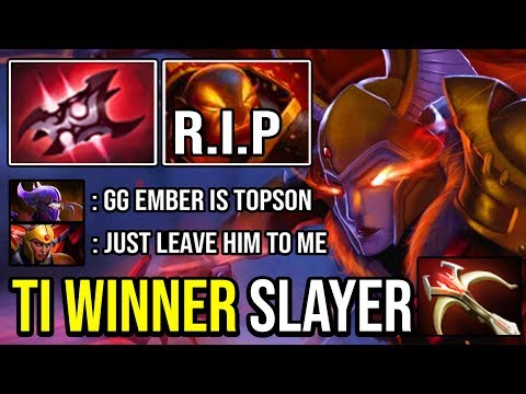 ARMLET LEGION IS BACK!!! Destroyed TI Winner Topson Ember Spirit Ez One of Sickness Build DotA 2