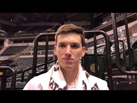 UCLA's T.J. Leaf after working out for the Pacers