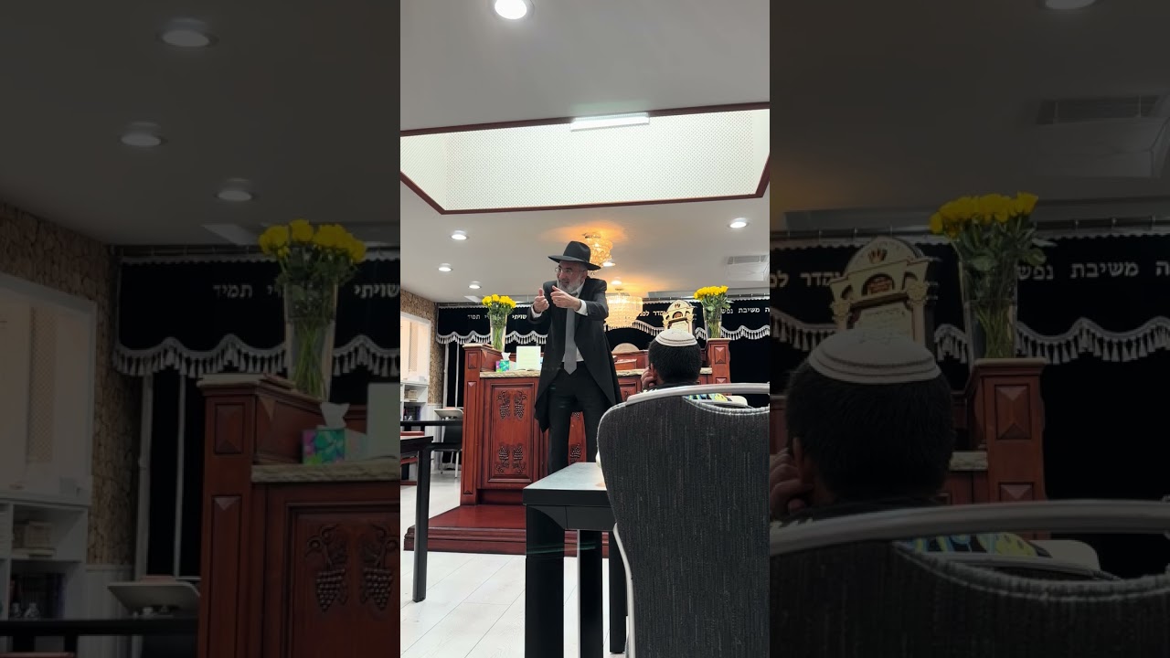 הרב אברהם בן חמו ראש כולל כנסת ישראל באשדוד דברי חיזוק