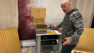 Video thumbnail for Quad 33/303/pre, power and tuner/ Quad ESL57 by Hifi Hangar