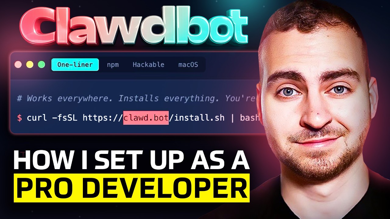 How I Setup My ClawdBot as a Professional Developer (Insanely Powerful)