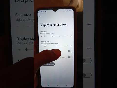 How to fix Display Size and Font in Redmi A3 Mobile