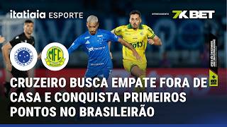 CRUZEIRO REAGE NO FIM, EMPATA COM MIRASSOL, MAS SEGUE SEM VENCER NO BRASILEIRÃO