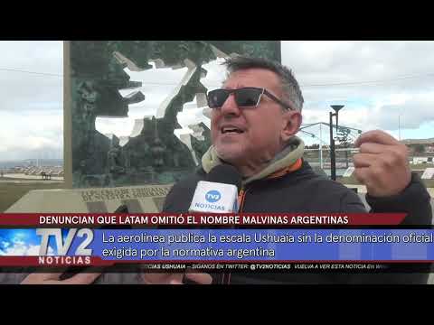 DENUNCIAN QUE LATAM OMITIÓ EL NOMBRE MALVINAS ARGENTINAS EN EL AEROPUERTO