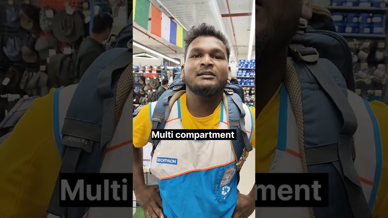 Decathlon 70l Travel bag clearance in tamil