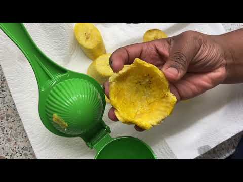 How to Make Haitian Plantains Cups Appetizers