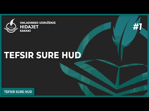 1 Tefsir sure Hud - Adnan Muratović, prof.
