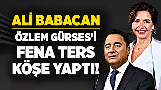 Ali Babacan threw Özlem Gürses into a terrible corner!