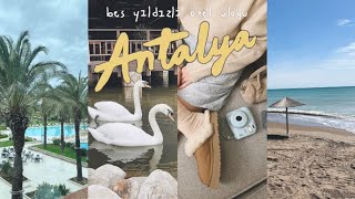 tatil günlükleri🥥🌴 | antalya’da beş yıldızlı otel tatili ✨🧴👙